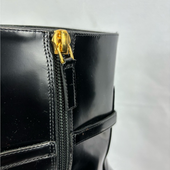 Versace - Aevitas Pointy leather ankle boots - Picture 4 of 12